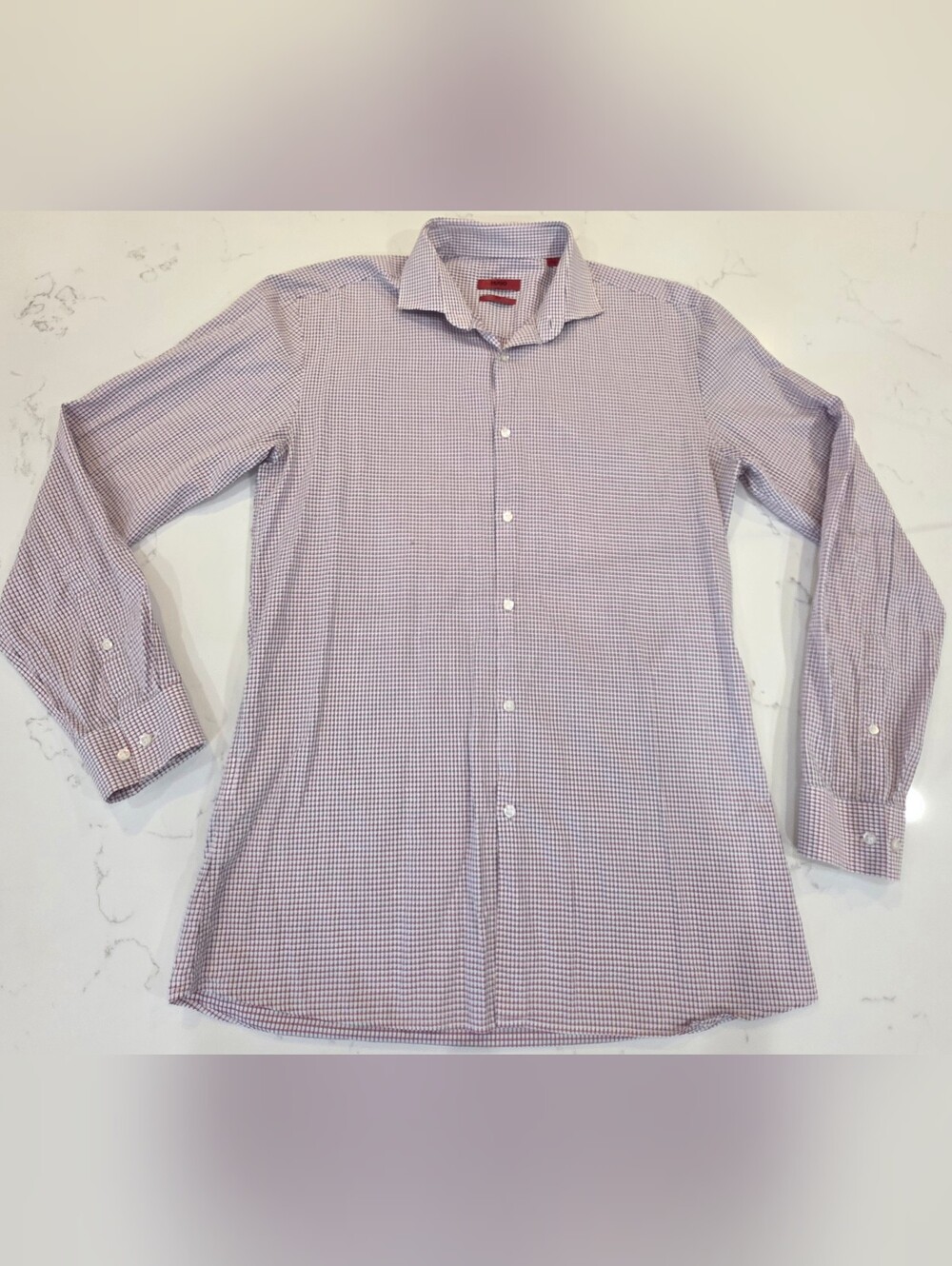Hugo Boss Long-Sleeve Dress Shirt Size 16 34/35 *195 B4